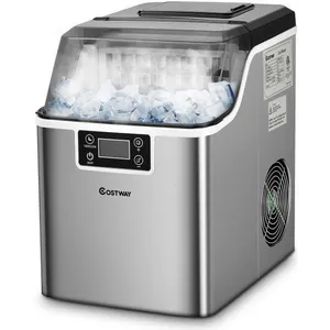 DREAMADE Machine à Glaçons 18KG/24H avec Écran LCD, Réservoir d Eau 3,... pas cher