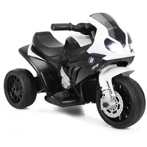 Comparateur de prix : COSTWAY BMW Moto Electrique pour Enfants 6V/4Ah,3 Km/h avec Phare, Mus...