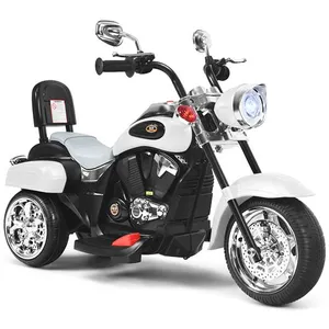 Comparateur de prix : COSTWAY Moto Électrique 6V pour Enfants Scooter avec 3 Roues Effet Son...
