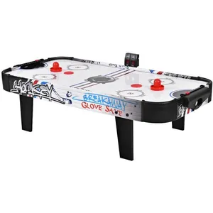 COSTWAY Table Air Hockey avec Compteur de Points Electronique 6W LED 2... pas cher