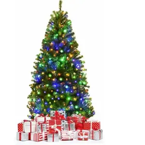 COSTWAY Arbre Lumineux LED 180cm 96 Lumières LED Blanc Chaud Branches ... pas cher
