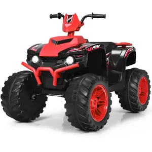 Comparateur de prix : CostwayQuad Électrique 12V pour Enfants 3-7 Ans avec Lumière Musiques ...