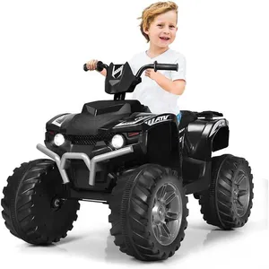 Comparateur de prix : COSTWAY Quad Électrique Pour Enfants 3-7 Ans - Costway - Noir - Batterie 12v/7ah - Autonomie 1-2 Heures