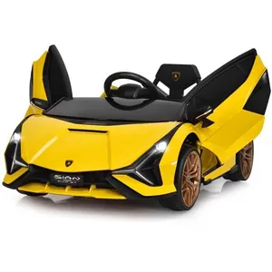 Comparateur de prix : COSTWAY Lamborghini SIAN Voiture Électrique 12V/4,5 Ah pour Enfants 3-...