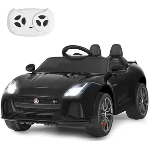 Comparateur de prix : COSTWAY Voiture Électrique 12V Jaguar F-type SVR pour Enfants 3-8 Ans,...