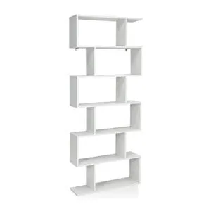 Comparateur de prix : COSTWAY Bibliothèque à 6 Niveaux, 80 x 23 x 191 CM, Étagère de Rangeme...
