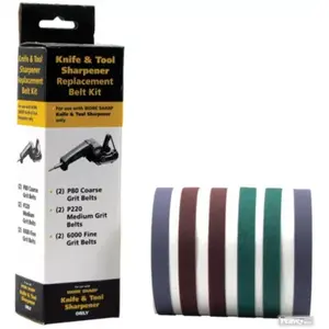 Kit de courroies WORK SHARP Kit de 6 courroies pour affuteur WSKTS pas cher