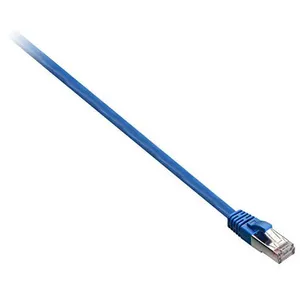 Comparateur de prix : V7 - Cordon de raccordement - RJ-45 (M) pour RJ-45 (M) - 3 m - UTP - CAT 6 - moulé, sans crochet - bleu