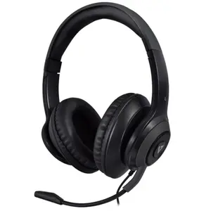 V7 Over-Ear Premium Headphones, Headband, Calls/Music, Black, Bina pas cher