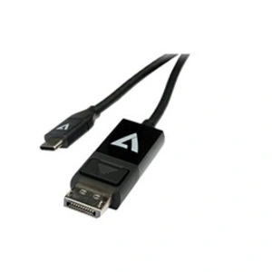 Comparateur de prix : V7 - Câble DisplayPort - USB-C (M) pour DisplayPort (M) - 2 m - noir