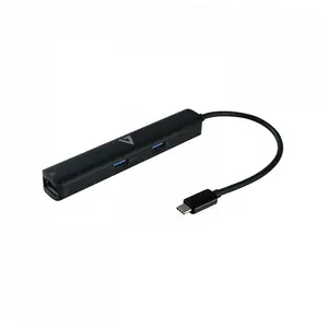 V7 UCMINIDOCK-PT - Station d'accueil - USB-C 3.2 Gen 1 - DVI, HDMI - GigE pas cher