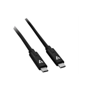 Comparateur de prix : V7 Câble USB - 24 pin USB-C (M) reversible pour 24 pin USB-C (M) reversible - 2 m - noir