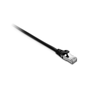 V7 câble rj45 cat7 blindé et armé (sftp) rj45 mâle vers rj45 mâle, noir 2m 6.6ft noir pas cher