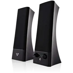 V7 SP2500 - Haut-parleurs - pour PC - USB - 10 Watt (Totale) - noirVendu parrakuten