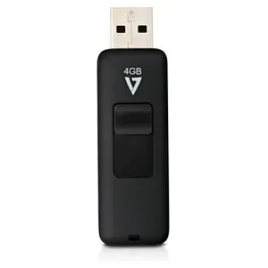 V7 VF24GAR-3E lecteur USB flash 4 Go USB Type-A 2.0 Noir pas cher