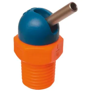 IBT - Buse haute pression cd pour durite de liquide de refroidissement 1/4 70bar Ø4.1x6.4mm bleu-orange loc-line