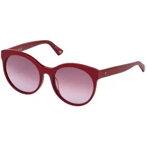 Lunettes de soleil Femme WEB EYEWEAR WE0223-69T (ø 54 mm) - Rouge - Résine pas cher