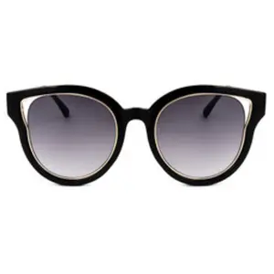 Lunettes De Soleil - CatÃ©gorie 3 - Guess Factory Noir/DorÃ©/Gris
