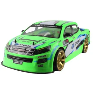 Comparateur de prix : 01:10 70 kmh 2.4G RC voiture 4 roues motrices Double batterie haute puissance LED phares de course de camions BT363