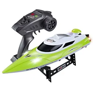 Comparateur de prix : HJ806 RC Bateau à grande vitesse 35 kmh 200m Distance de contrôle rapi...