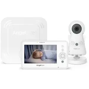 Comparateur de prix : Babyphone vidéo Angelcare avec détécteur de mouvements AC25 Blanc