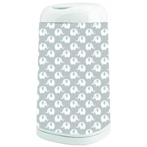 Housse décorative Angelcare Elephants Gris pour poubelle Dress Up pas cher
