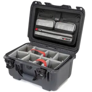 Nanuk Valise 918 avec couvercle organisateur - avec séparateur - Graphite - Étui Pro Photo KitVendu paramazon