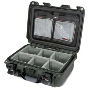 Nanuk Valise 915 avec couvercle organisateur - avec séparateur - Olive...Vendu paramazon