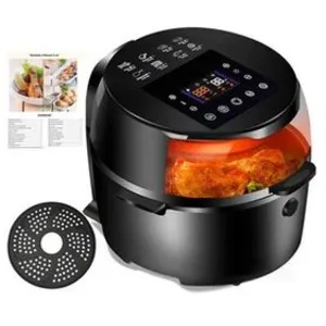 MAGICFOX Friteuse à air chaud 8L, Friteuse sans huile avec fenêtre vis... pas cher