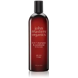 John Masters Organics Scalp 2 in 1 Shampoo with Zinc & Sage shampoing ... pas cher