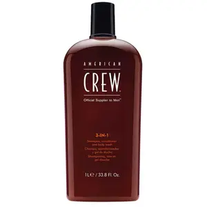 American Crew 3-En-1 Classique : Shampoing, Après-Shampoing, Gel Douche 100 ml pas cher