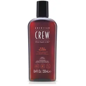 Comparateur de prix : 3-In-1 Shampooing, Soin Et Gel Douche - American Crew Gel douche 250 ml
