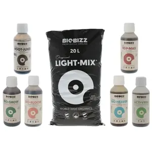 Comparateur de prix : Pack Light.Mix 20 litres Biobizz + engrais et stimulants