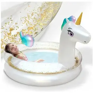 Piscine gonflable pour enfants - 200x135x90 cm piscine hors sol design...