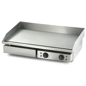 CombiSteel Plancha Inox électrique Plaque lisse