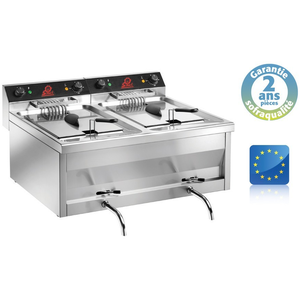Sofraca Friteuse électrique à poser Super puissante 2 x 9 LitresVendu parcarrefour