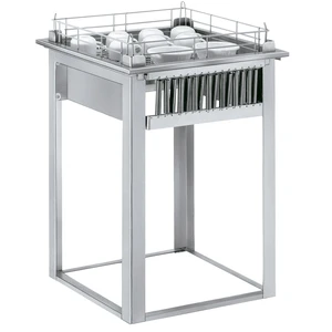 Distform Distributeur Inox Neutre de Paniers à Vaisselle Cap. 6 Paniers pas cher
