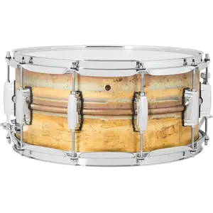 Ludwig LB464R Raw Brass Phonic caisse claire 14 x 6,5 poucesVendu parbax-music