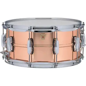 Comparateur de prix : Ludwig LC662 Copperphonic Smooth caisse claire 14 x 6,5 pouces