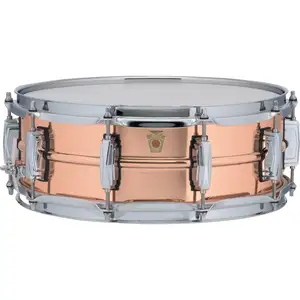 Ludwig LC660 Copper Phonic caisse claire 14 x 5 pouces en cuivreVendu parbax-music