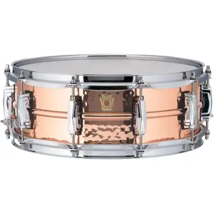 Ludwig LC660K Hammered Copper Phonic caisse claire 14 x 5 poucesVendu parbax-music