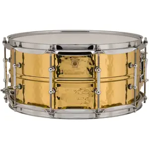 Comparateur de prix : Ludwig LB422BKT 14 x 6.5 pouces caisse claire Hammered Brass