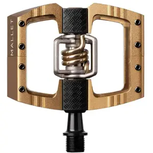 Paire de pedales crankbrothers mallet dh loic bruni signature edition bronze pas cher