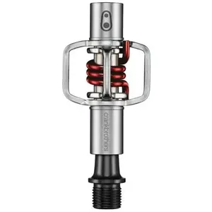 Comparateur de prix : Crankbrothers egg beater 1 pédale argent ressort rouge