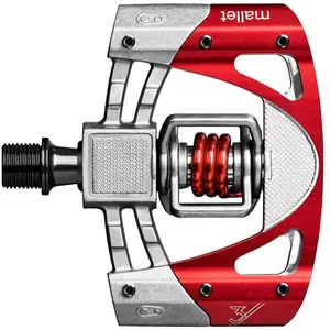 Comparateur de prix : Crankbrothers Pédales Crankbrothers Mallet 3 Argent Rouge