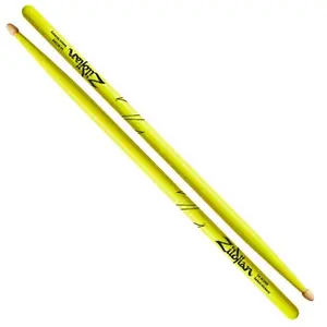 Comparateur de prix : Zildjian Accessories 5ACWDGY - 5A Acorn Neon Jaune Baguettes de Batterie