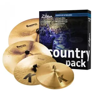Comparateur de prix : Zildjian K Country K0801C - Pack de cymbales - 15" / 17" / 19" / 20"