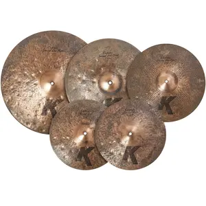 Comparateur de prix : Zildjian K Custom Dry set de 4 cymbales 14, 16, 18 et 21 pouces
