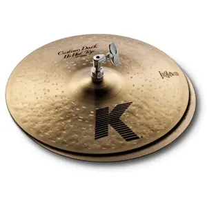 Comparateur de prix : Zildjian K0943 - Charleston K-Custom 14'' Dark Hi Hats Charlestons Hi Hat