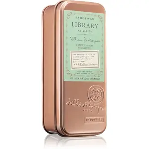 Paddywax Library William Shakespeare bougie parfumée 70 g pas cher